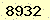 請輸入此驗證碼 : 8932