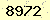 請輸入此驗證碼 : 8972
