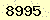 請輸入此驗證碼 : 8995