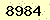 請輸入此驗證碼 : 8984
