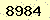 請輸入此驗證碼 : 8984