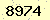 請輸入此驗證碼 : 8974