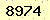 請輸入此驗證碼 : 8974