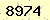 請輸入此驗證碼 : 8974
