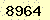 請輸入此驗證碼 : 8964