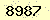請輸入此驗證碼 : 8987