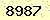 請輸入此驗證碼 : 8987