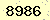 請輸入此驗證碼 : 8986