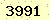 請輸入此驗證碼 : 3991