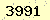 請輸入此驗證碼 : 3991