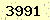 請輸入此驗證碼 : 3991