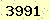 請輸入此驗證碼 : 3991
