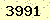 請輸入此驗證碼 : 3991
