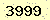 請輸入此驗證碼 : 3999