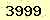 請輸入此驗證碼 : 3999