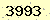 請輸入此驗證碼 : 3993