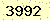 請輸入此驗證碼 : 3992