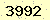 請輸入此驗證碼 : 3992