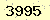 請輸入此驗證碼 : 3995