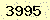 請輸入此驗證碼 : 3995