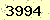 請輸入此驗證碼 : 3994