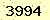 請輸入此驗證碼 : 3994