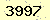 請輸入此驗證碼 : 3997