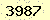 請輸入此驗證碼 : 3987