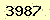 請輸入此驗證碼 : 3987
