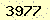 請輸入此驗證碼 : 3977