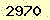 請輸入此驗證碼 : 2970