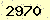 請輸入此驗證碼 : 2970