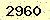 請輸入此驗證碼 : 2960