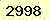 請輸入此驗證碼 : 2998