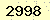 請輸入此驗證碼 : 2998