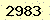 請輸入此驗證碼 : 2983