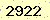 請輸入此驗證碼 : 2922