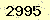 請輸入此驗證碼 : 2995