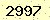 請輸入此驗證碼 : 2997