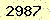 請輸入此驗證碼 : 2987