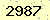 請輸入此驗證碼 : 2987