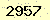 請輸入此驗證碼 : 2957