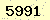 請輸入此驗證碼 : 5991
