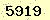 請輸入此驗證碼 : 5919