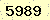 請輸入此驗證碼 : 5989