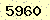 請輸入此驗證碼 : 5960