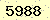 請輸入此驗證碼 : 5988