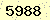 請輸入此驗證碼 : 5988