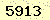請輸入此驗證碼 : 5913