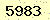 請輸入此驗證碼 : 5983